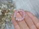 Кольцо из розового кварца и фурнитуры MILANO LUX 100337 фото 1