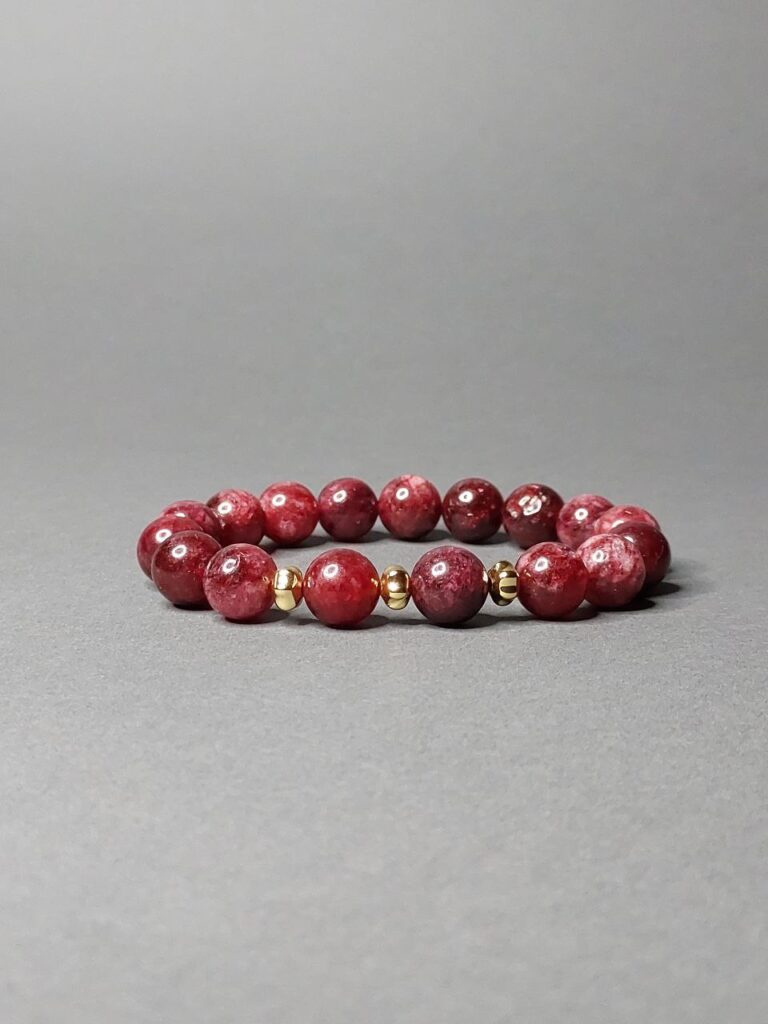 Браслет з турмаліну та фурнитури MILANO LUX