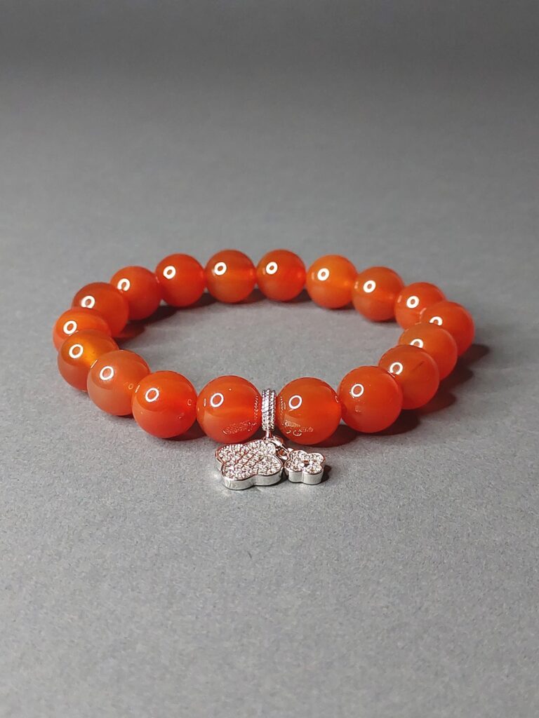 Браслет із сердоліка та фурнітури MILANO LUX