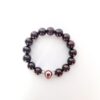 Браслет з граната, агата ДЗИ та фурнітури MILANO LUX