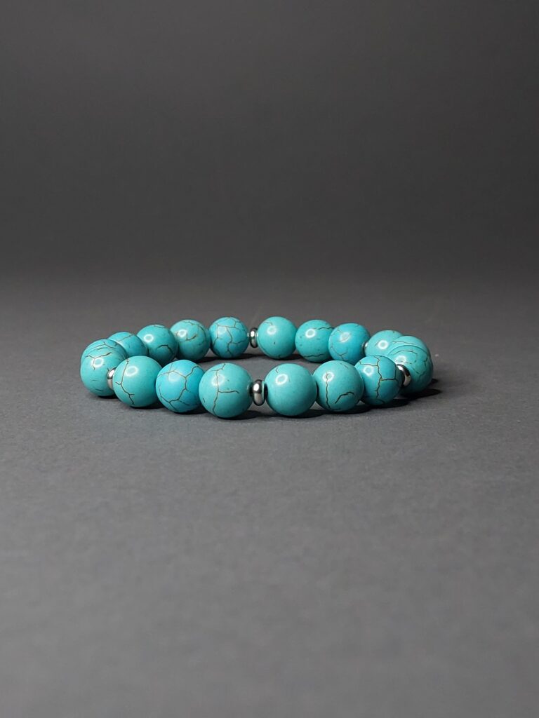 Браслет із бірюзи (прес), фурнітура медична сталь