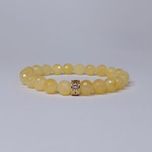 Браслет із цитрину та фурнітури MILANO LUX