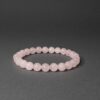 Браслет із натурального каміння рожевий кварц