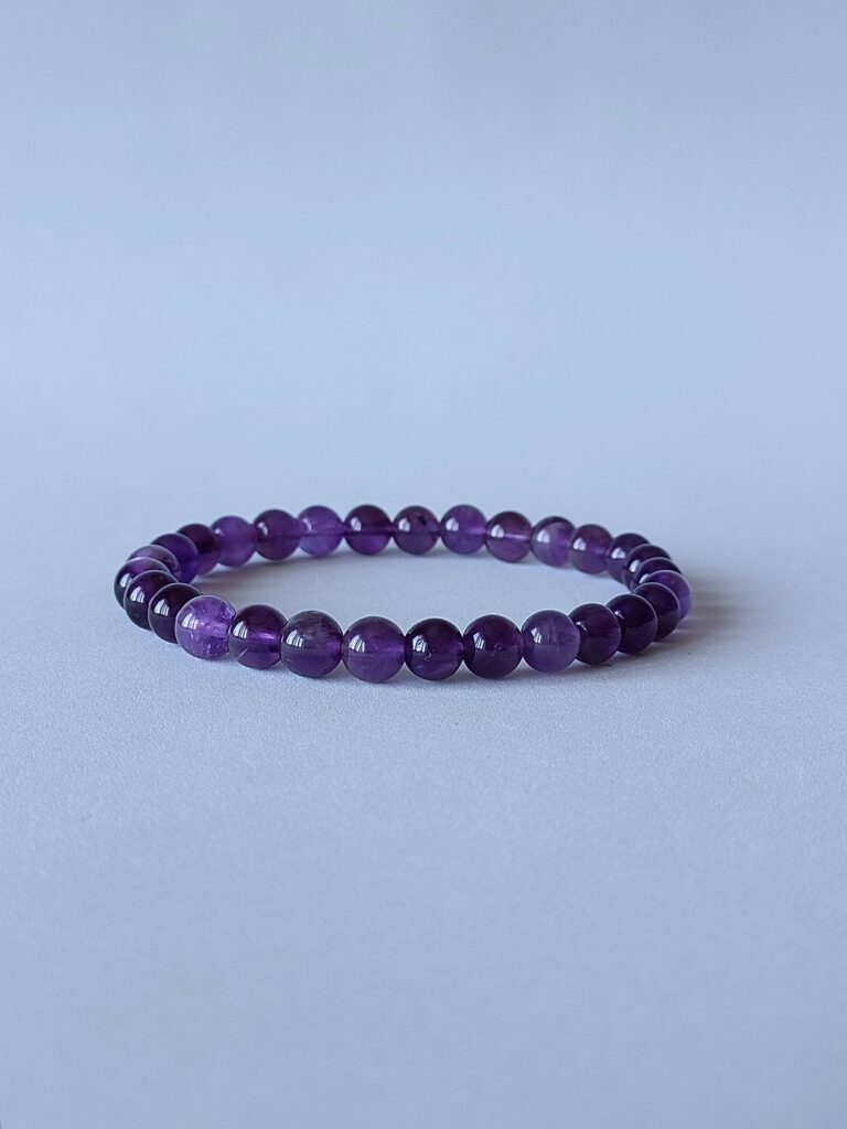 Браслет з аметиста