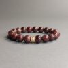 Браслет з граната та фурнітури MILANO LUX