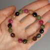 Браслет з кольорового турмаліну