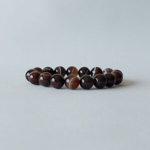 Браслет з смугастого агата