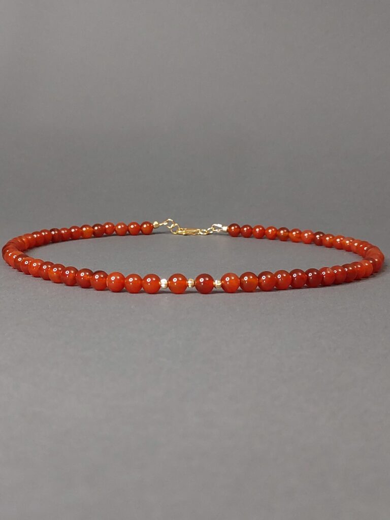 Чокер “Вогонь дракону” з сердоліку